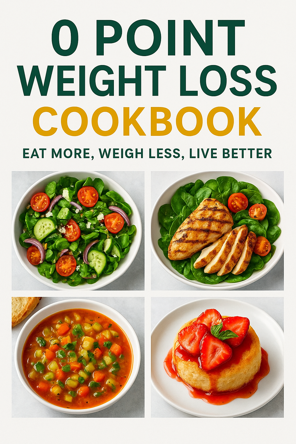 0 Point Weight Loss Cookbook – Eat More, Weigh Less, Live Better​