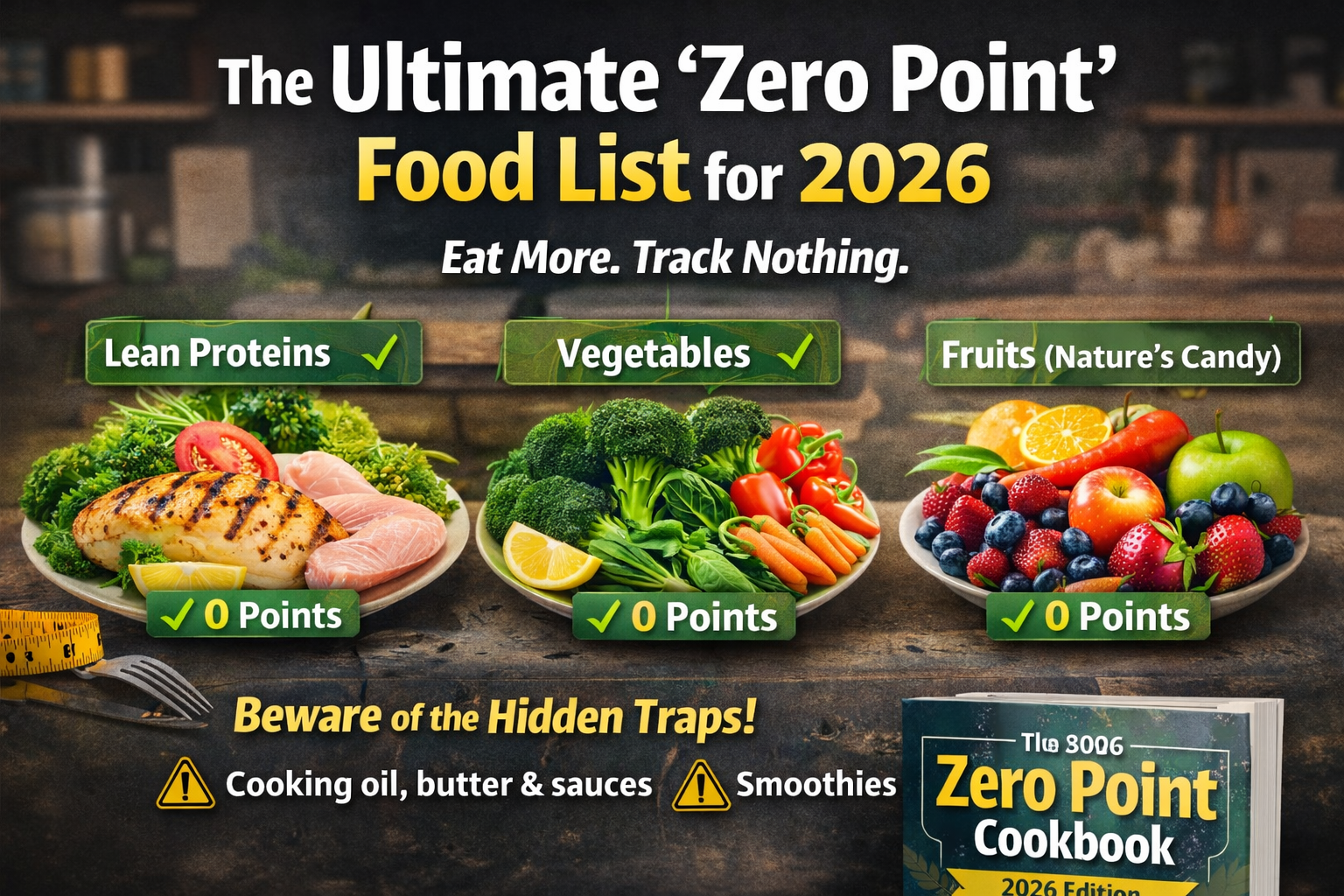 Ultimate 2026 Zero Point Food List: Eat More, Track Less 1 Ultimate 2026 Zero Point Food List: Eat More, Track Less