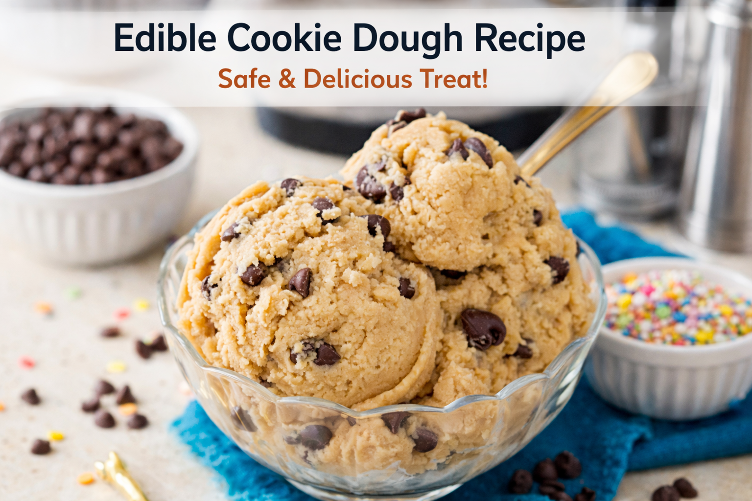 Best Ever Edible Cookie Dough Recipe Treat